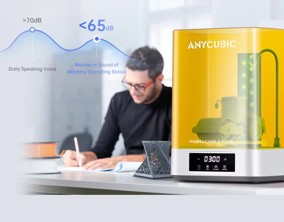 with Anycubic Wash & Cure 3 Plus features a Improved Accuracy