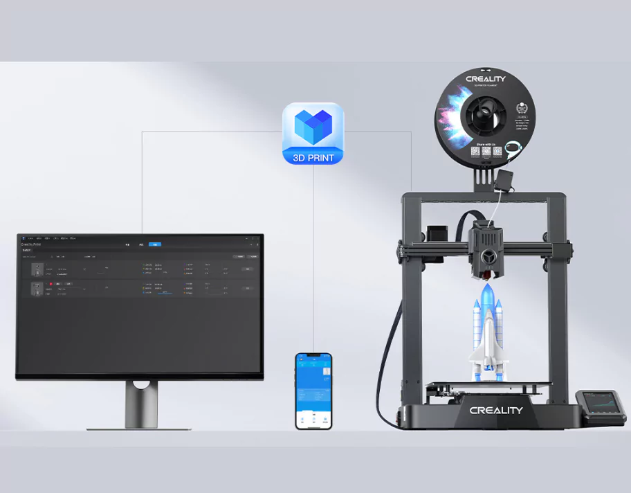 Creality Ender-3 V3 KE 3D Printer features Smartly Manage and Monitor from Anywhere