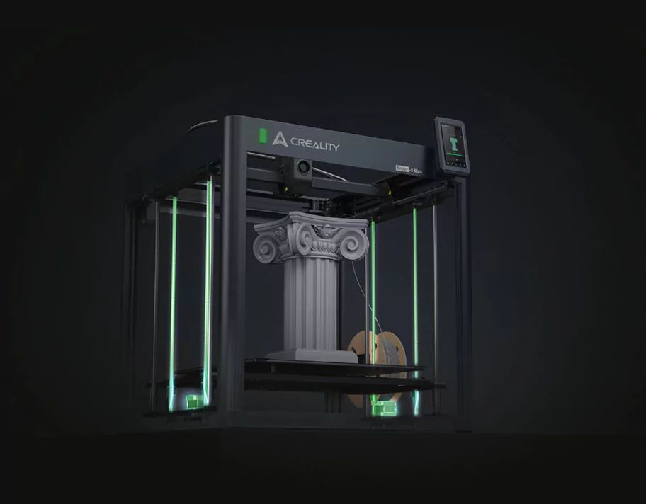 Ender 5 Max features Dual Z-Axis Drive for Maximum Stability
