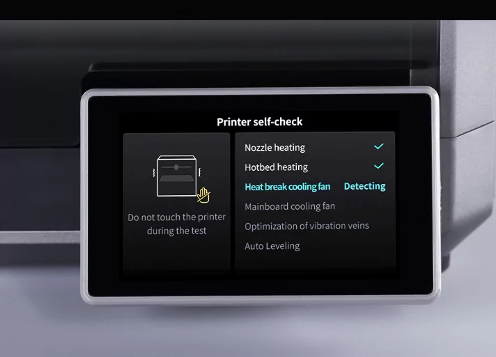 Creality K1 Max 3D Printer - Self-test with One Tap