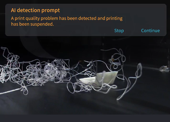 Creality K1C 3D Printer comes with Failure Detection