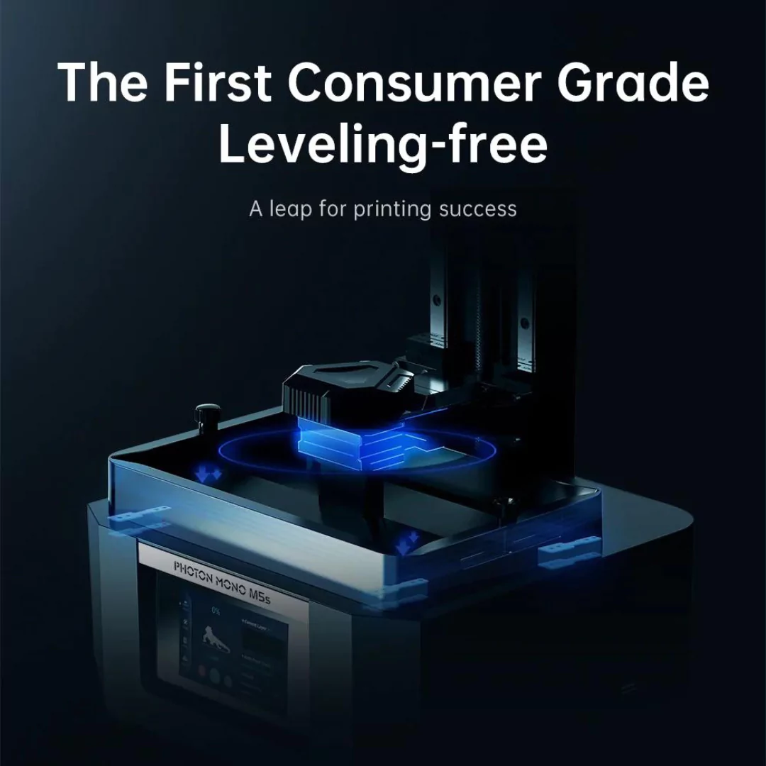 Anycubic Photon Mono M5s 3D Printer comes with Leveling-Free,
                            A big step towards printing success