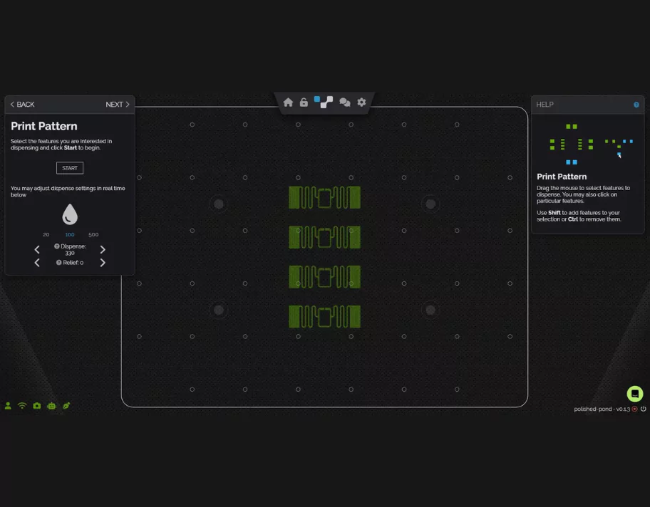 Voltera Nova Matrix Automatic Levelling