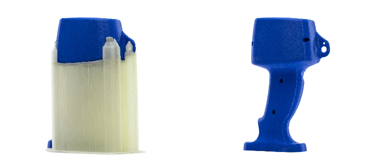 Zortax m300 dual With and Without Dissolvable Support Structures 1